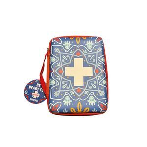 Band-Aid Build Your Own Customizable Travel First Aid Kit Red Bag EMPTY